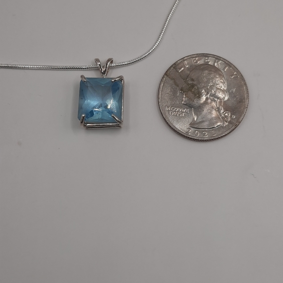 Aquamarine Necklace - Picture 1 of 3
